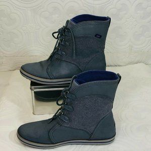 Nike Gray Purple Carico Boots Lace Ups Women's 7.5